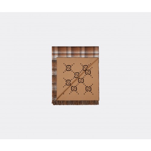 구찌 담요 블랭킷 브라운 Gucci Blanket  brown 00301