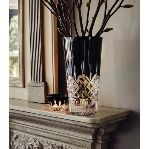워터포드 Lismore 블랙 크리스탈 화병 꽃병 (30cm) Waterford Lismore Black Crystal Vase (30cm) 06205