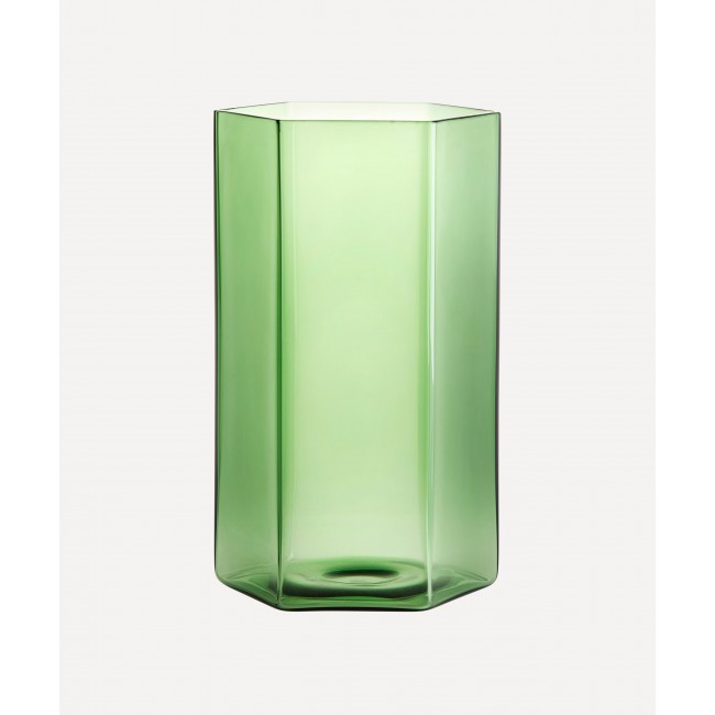 메종 발작 그린 Coucou 글라스 화병 꽃병 Maison Balzac Green Coucou Glass Vase 01397