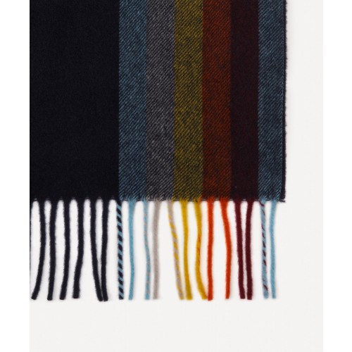 폴 스미스 울-CASHMERE Artist 스트라이프 담요 블랭킷 Paul Smith Wool-Cashmere Artist Stripe Blanket 01372