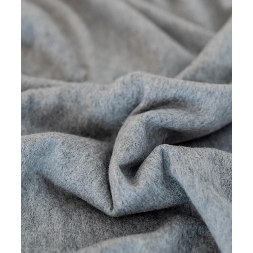 더 타탄 블랭킷 그레이 멜란지 Cashmere 담요 블랭킷 The Tartan Blanket Co. Grey Melange Cashmere Blanket 01370