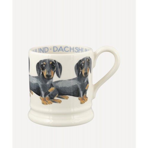 엠마 브릿지워터 도그S 블랙 and Tan Dachshund Half-Pint 머그 Emma Bridgewater Dogs Black and Tan Dachshund Half-Pint Mug 00517