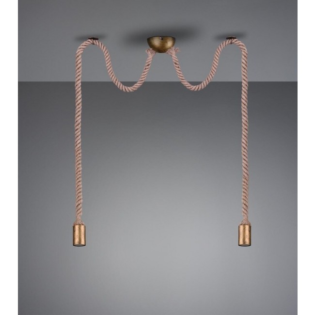 트리오 Rope 펜던트 조명/식탁등 브라스 Trio Rope Pendant light Brass 35721