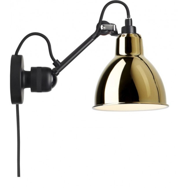 DCW 에디션 램프 그라스 304 CA Round 블랙 / 골드 DCW EDITIONS Lampe Gras 304 CA Round Black / Gold 34917