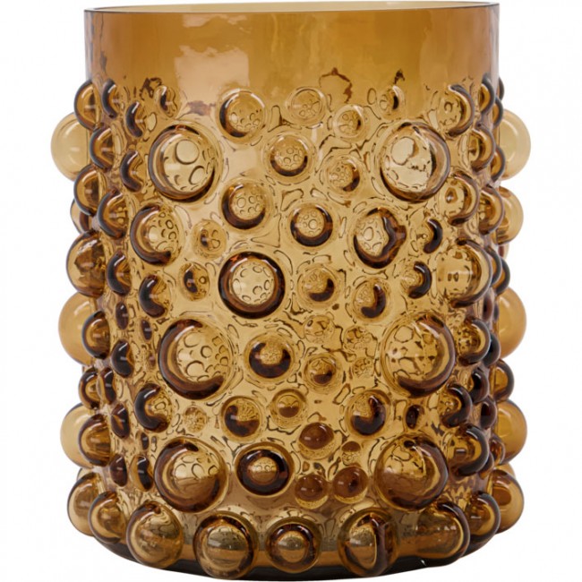 하우스닥터 Foam 화병 꽃병 글라스 Amber H19 cm House Doctor Foam Vase Glass Amber H19 cm 08320