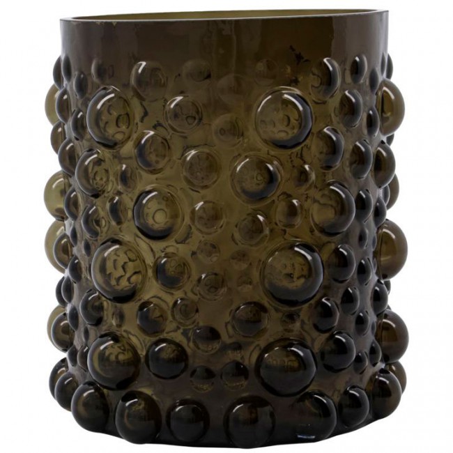 하우스닥터 Foam 화병 꽃병 글라스 15x19 cm 브라운 House Doctor Foam Vase Glass 15x19 cm  Brown 08319