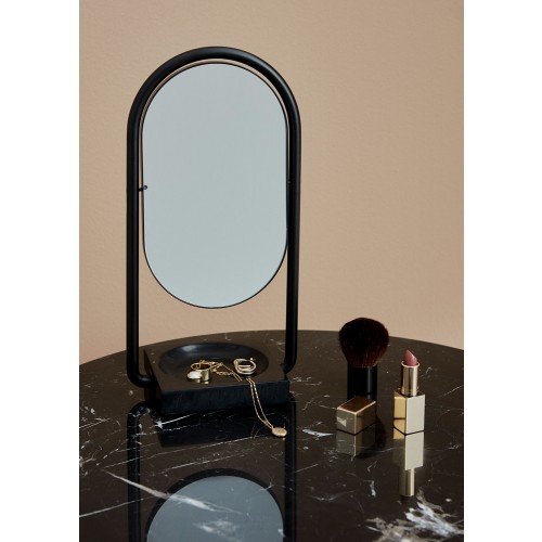 에이와이티엠 Angui 테이블 거울 35 cm 블랙 AYTM Angui Table Mirror 35 cm   Black 08204