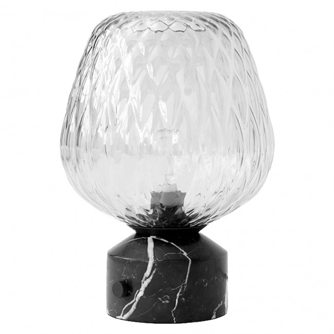 앤트레디션 Blown 테이블조명/책상조명 SW6 블랙 마블 & 실버 &Tradition Blown table lamp SW6  black marble & Silver 07688