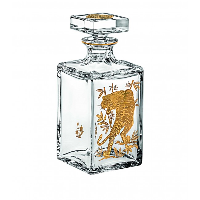비스타 알레그레 크리스탈 골든 Tiger Whisky 디캔터 (800ml) Vista Alegre Crystal Golden Tiger Whisky Decanter (800ml) 06354