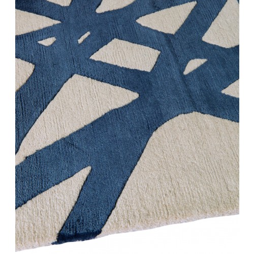 The Rug Company x Kelly Wreastler Channels Indigo Runner (3.05m x 0.84m) The Rug Company x Kelly Wreastler Channels Indigo Runner (3.05m x 0.84m) 06221