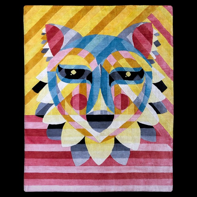 Junior Monarch Desert Fox Carpet in 실크 & 울 by Ruben Sanchez for 28306