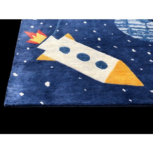 Junior Monarch Space Ace Carpet in 실크 & 울 by Daria Solak for 28304