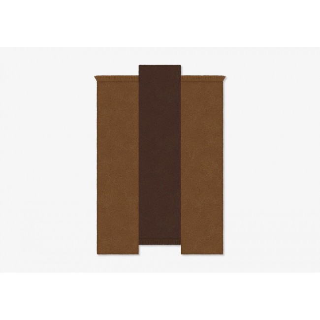 Marqqa 브라운/초콜렛 Rectangle Shape Out 러그 fro. 26401