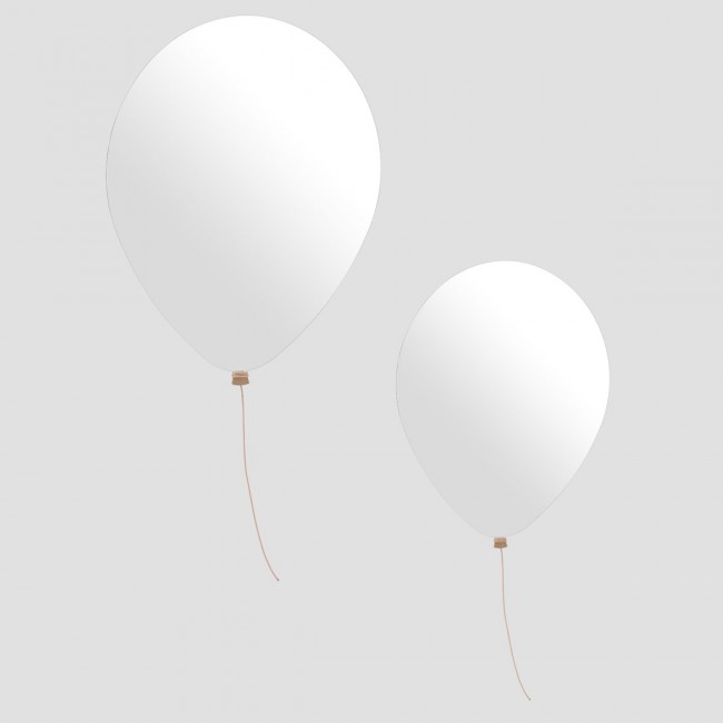 이오 라지 Balloon 거울 by Nicole & Tor Vitner Serve for 25304
