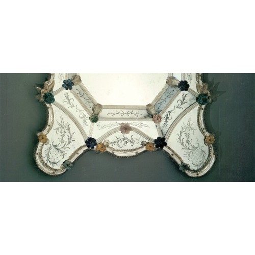 FRATELLI TOSI Bassano Murano 글라스 Antique 거울 in Venetian Style by 24970