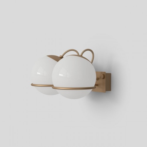 에스텝 Lamp 모델 238/2 샴페인 Mount by Gino Sarfatti for 22704