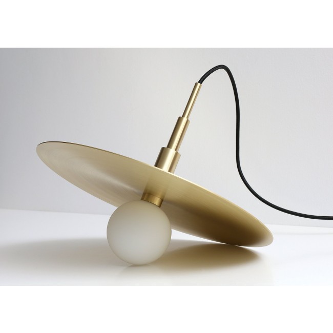 Balance Lamp Spinode Minimal Modern Design 서스펜션/펜던트 조명/식탁등 With 브라스 Flat Disc fro. 21513