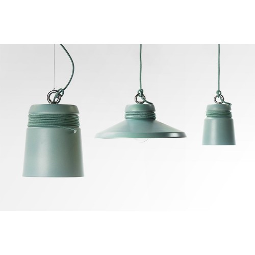 Patrick 할토G Design Small Cable Light in Sage 그린 Matte Glazed Earthenware by 할토 20834