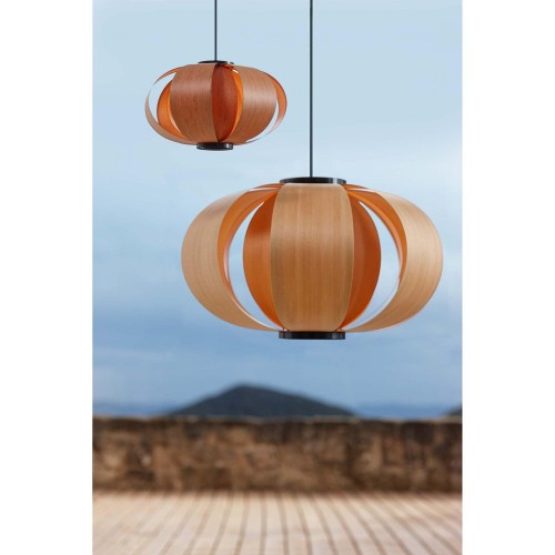 Jose AN톤IO Coderch Mini Disa Wood Hanging Lamp by 20687