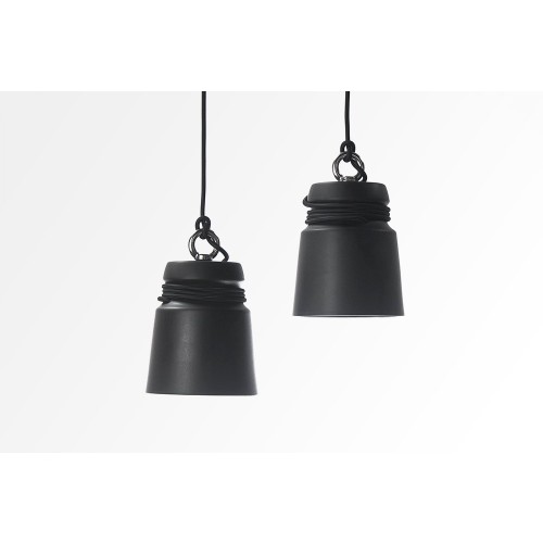 Patrick 할토G Design Small Cable Light in 블랙 Matte Glazed Earthenware by 할토 20636