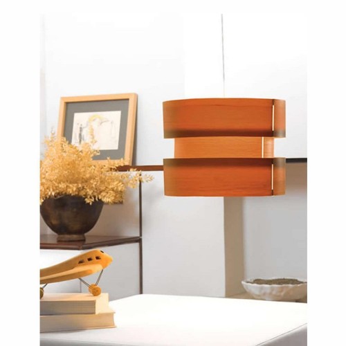 Jose AN톤IO Coderch Small Cister Wood Hanging Lamp by 20076