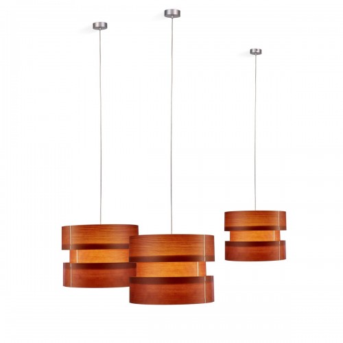Jose AN톤IO Coderch (Designer) 라지 Cister Wood Hanging Lamp by Tunds 18681