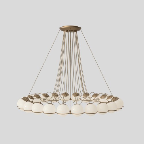 에스텝 (Manufacturer)   Gino Sarfatti (Designer) 모델 2109/24/14 Lamp with 샴페인 Structure by 18085