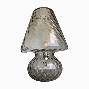 Simoeng 스모크 퓸 Murano Style 글라스 테이블 Lamp with 다이아몬드 Processing Ballotton fro. 16028