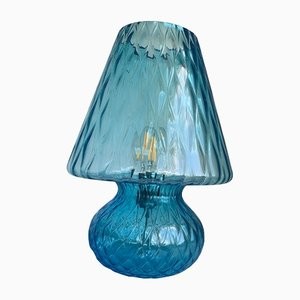 Simoeng LIGHT-블루 Murano Style 글라스 with Ballotton Lamp fro. 16026