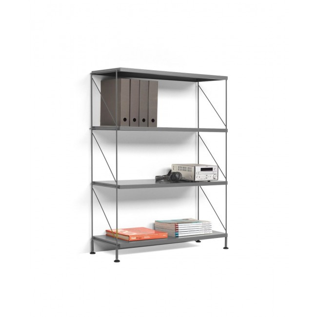 Mobles114 Tria Grey Shelving Unit by 15230