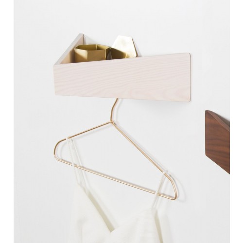 WOODENDOT 라지 화이트 Pelican Shelf with Hidden Hooks by Daniel Garcia Sanchez for 15050