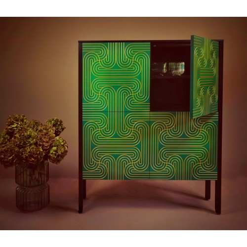 Coucou Manou / Nell Beale Emerald Loop Four Door Cabinet by Coucoumanou 14450
