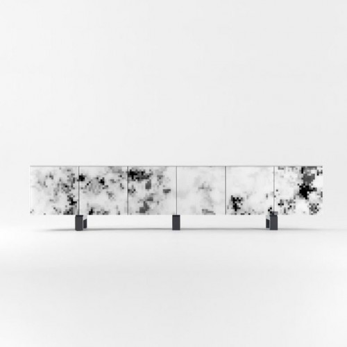 Cristian Zuzunaga (Designer)   비디 바르셀로나 Desig Dreams Cabinet in Printed 글라스 by for BD 14182