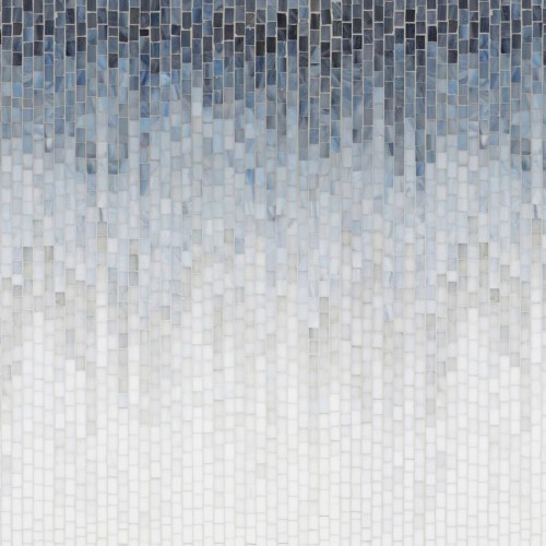 Neal Aronowitz Time/Space Portal Ombre 2 콘솔 테이블 A Series in 글라스 Mosaic by 13921