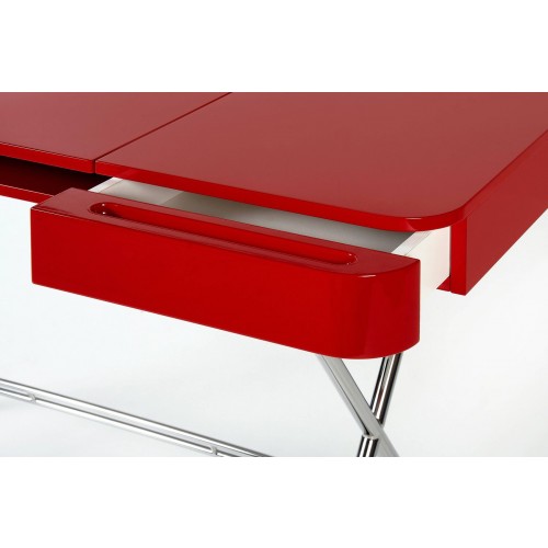 Adentro Cosimo Desk with Red 글로시 래커 Top by M아르코 Zanuso Jr. for 2017 13291