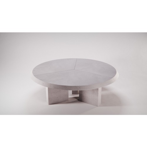 Forma e Cemento Laoban Concrete Circular 다이닝 테이블 in Uhpc 시멘트 Mortar fro. 12806