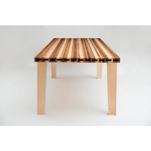 Passaro Edizioni Alveo 테이블 in 멀티컬러ED Solid Honeycomb Wood 12694