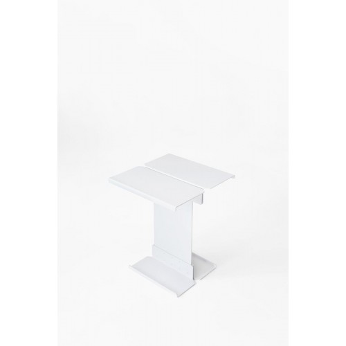 Adolfo Abejon 모델 Five 블루 메탈 Sculptural 사이드 테이블 by 11008