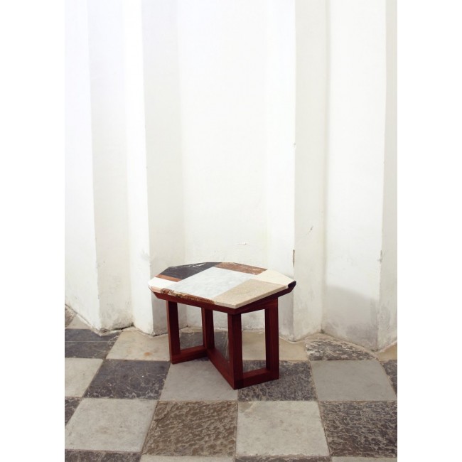 Mandruzzato Marmi e Graniti Scrap 사이드 테이블 by Lucia Massari for 10136