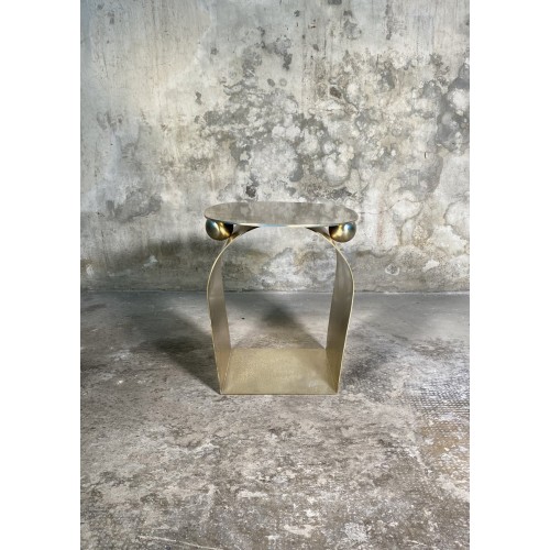 Alessandro Iovine 골든 FISH Sculptural 커피 테이블 by 2021 08789