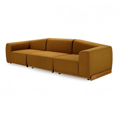 Emko 머스타드 Saler Sofa 3-시터 by Santiago Sevillano for Set of 3 04648