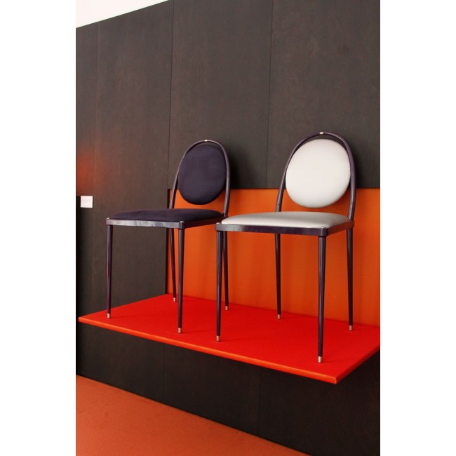 KABINET 딥 퍼플 Balzaretti 체어 의자 with Moire Pattern by Daniel Nikolovski & Danu Chirinciuc for 2019 03661