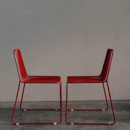 Giancarlo Cutello 스태커블 Baiadera 다이닝 체어 의자 by for equilibri-furniture Set of 2 03357