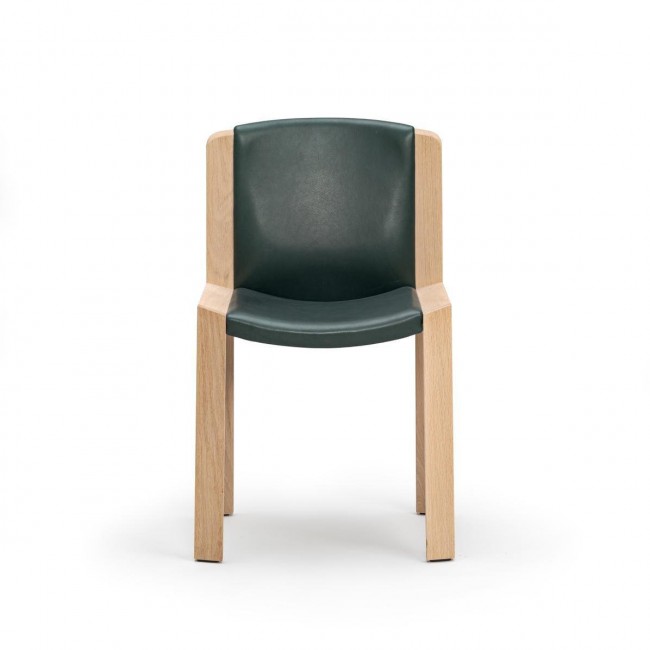 Joe Colombo (Designer) 체어 의자S 300 Wood and Soerensen 레더 by 조 콜롬보 for Karakter Set of 4 02925