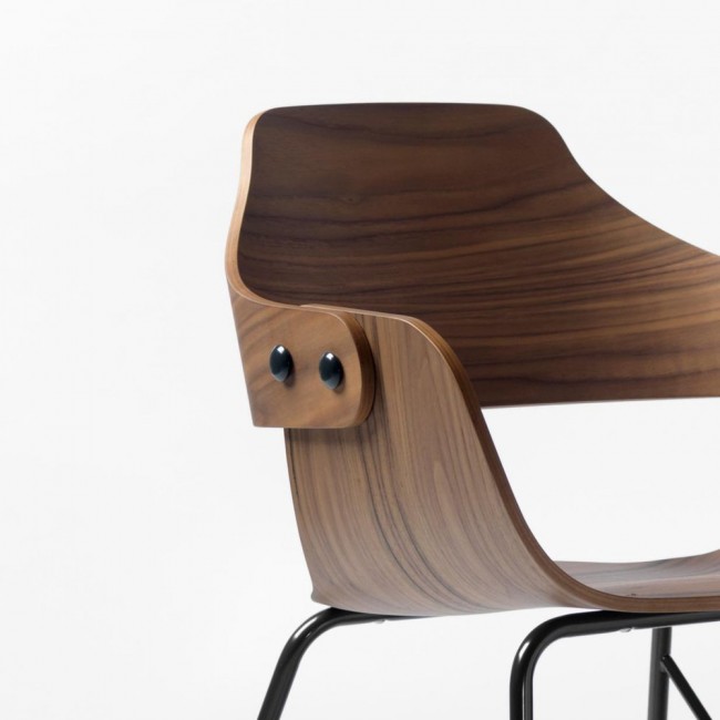 비디 바르셀로나 디자인 Wooden Showtime 체어 의자 by Jaime 헤이ON for BD 02577