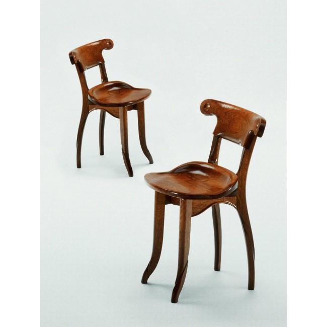BD Furniture Spanish Art Nouveau Solid Oak Batllo 체어 의자 by Antoni Gaudi 02575