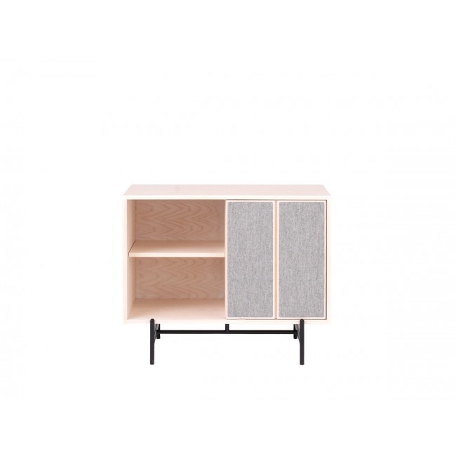 L.Ercolani 캔버스 Small Cabinet - Front Upholstered Canvas 04113