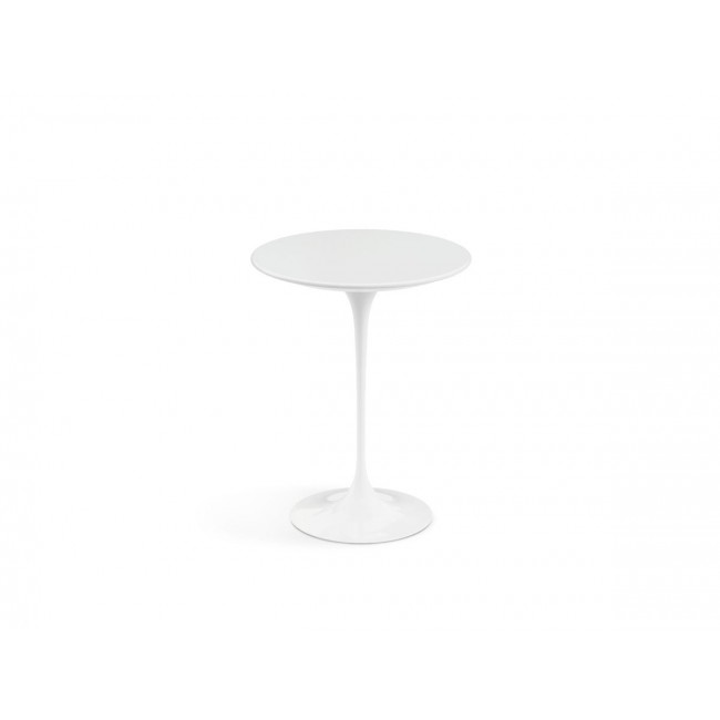 놀 사리넨 튤립 사이드 테이블 - 41cm Round 라미네이트 Knoll Studio Saarinen Tulip Side Table Laminate 03896