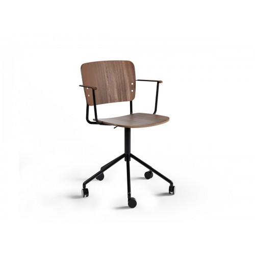 포지아 모노 오피스 체어 with 스위블 Base and 암레스트 Fogia Mono Office Chair Swivel Armrests 03709