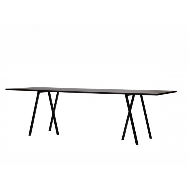 헤이 Loop Stand 테이블 200x92.5cm (with 블랙 trestles) Hay Table black 03450
